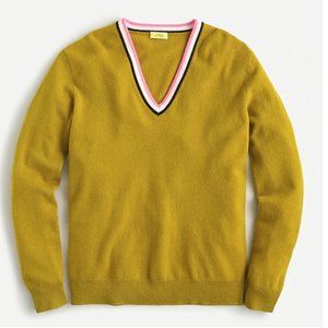 J Crew Oversized cashmere V-neck sweater